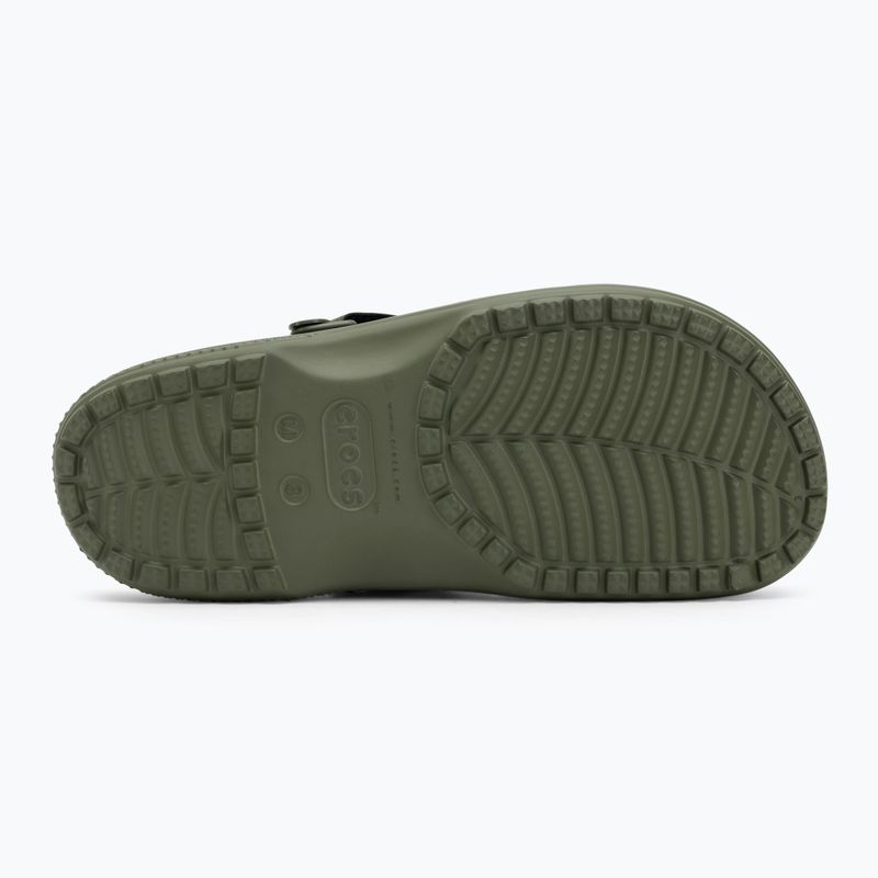 Vyriškos šlepetės Crocs Yukon Vista II LR Clog army green 5