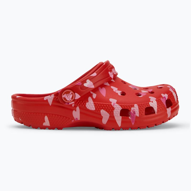 Vaikiškos šlepetės Crocs Classic Valentines Day Clog Kids cherry red 3