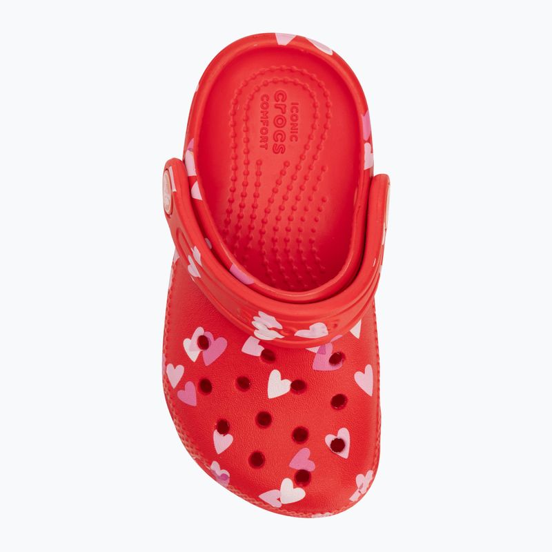 Vaikiškos šlepetės Crocs VDay Clog Toddler cherry red 6