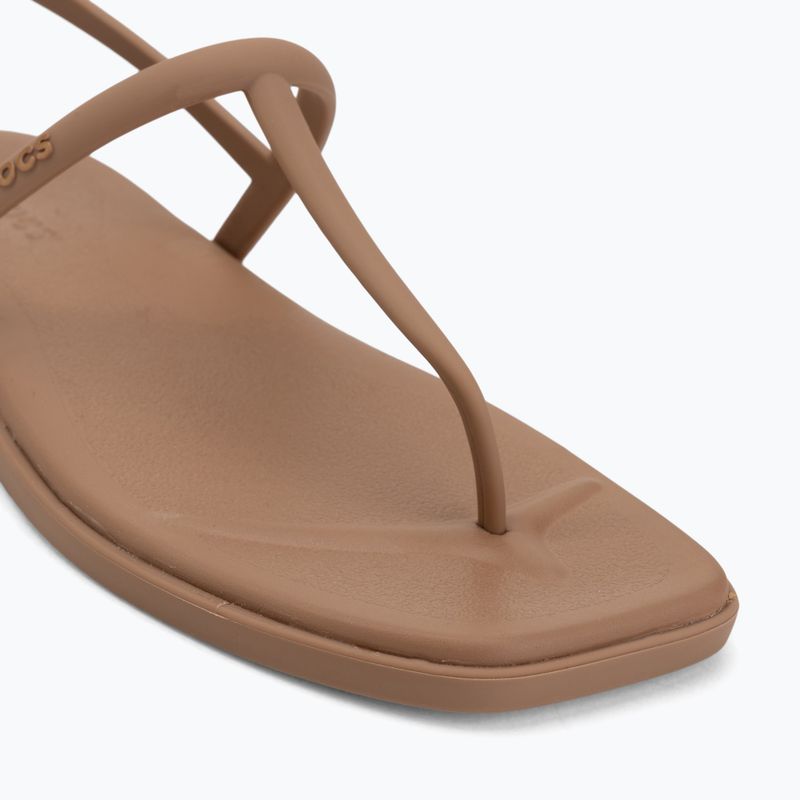 Moteriškos basutės Crocs Miami Thong Flip milk chocolate 7