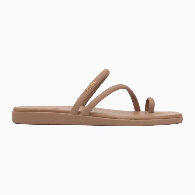 Moteriškos šlepetės Crocs Miami Toe Loop Sandal milk chocolate 2