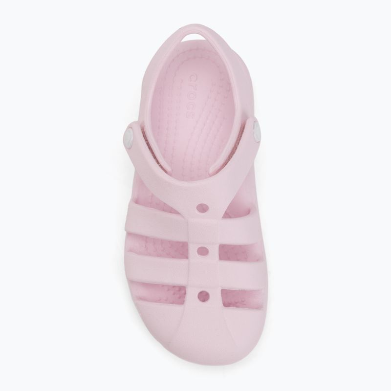 Vaikiški sandalai Crocs Classic Fisherman Kids pink milk 5