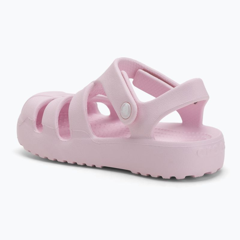 Vaikiški sandalai Crocs Classic Fisherman Kids Toddler pink milk 3