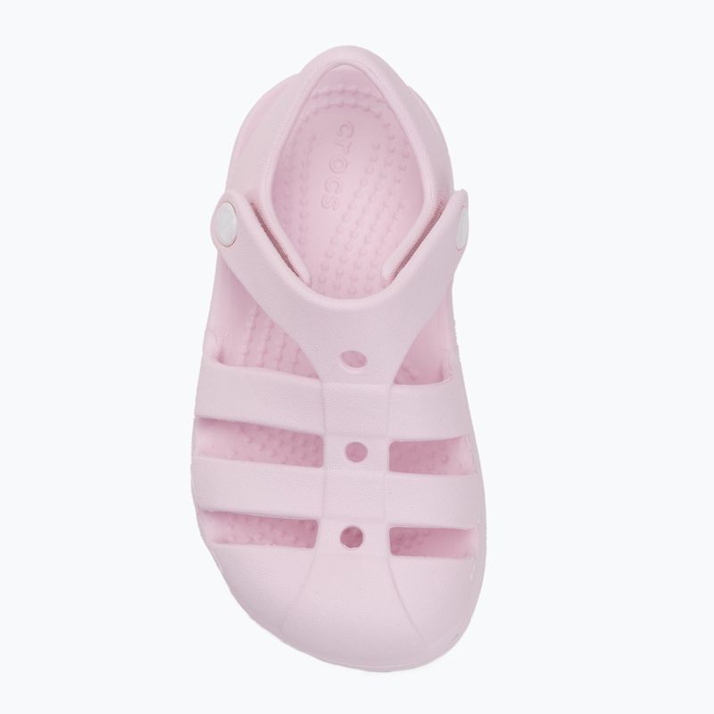 Vaikiški sandalai Crocs Classic Fisherman Kids Toddler pink milk 5