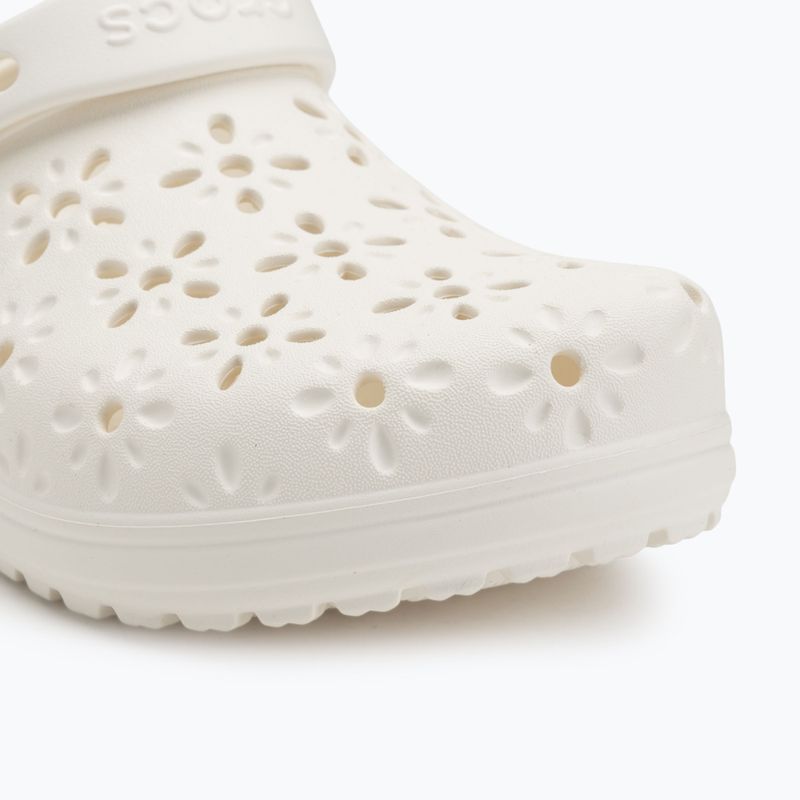 Šlepetės Crocs Classic Floral Cutout Clog chalk 8