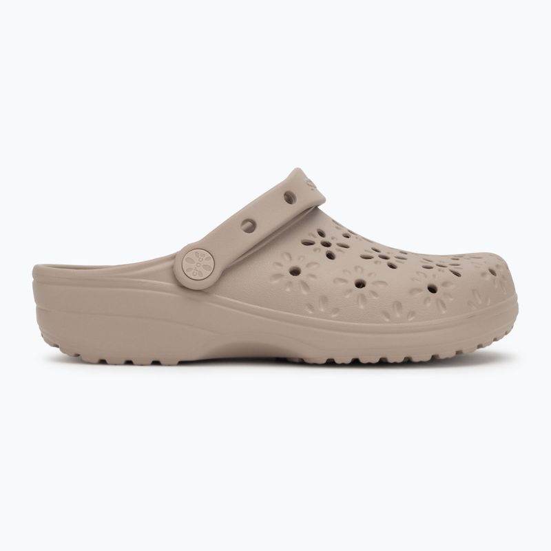 Šlepetės Crocs Classic Floral Cutout Clog taupe 3
