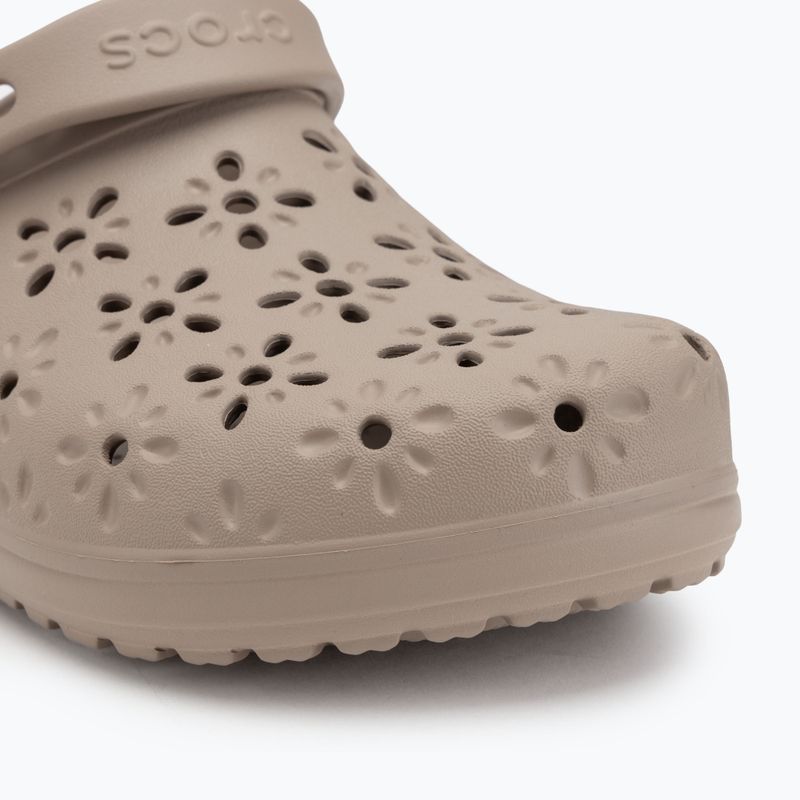 Šlepetės Crocs Classic Floral Cutout Clog taupe 8