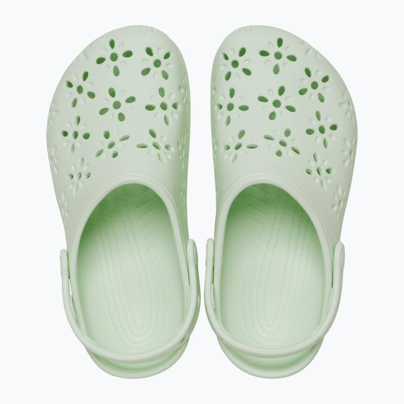 Šlepetės Crocs Classic Floral Cutout Clog jade tint 2