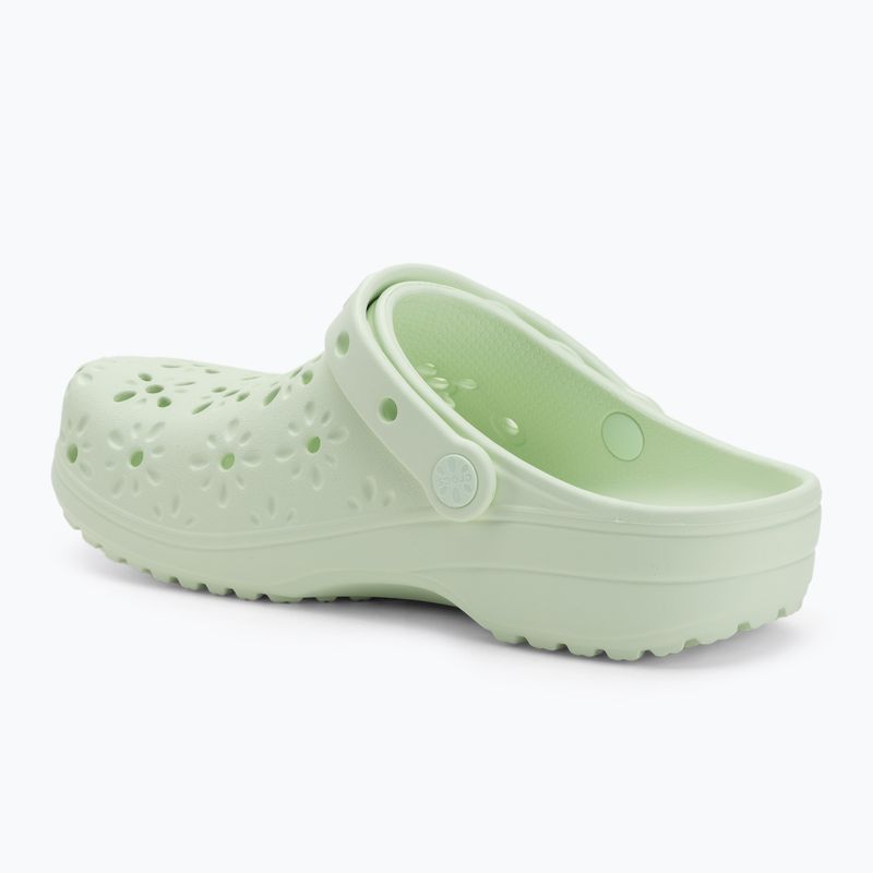 Šlepetės Crocs Classic Floral Cutout Clog jade tint 4