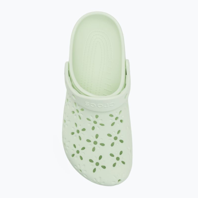 Šlepetės Crocs Classic Floral Cutout Clog jade tint 6