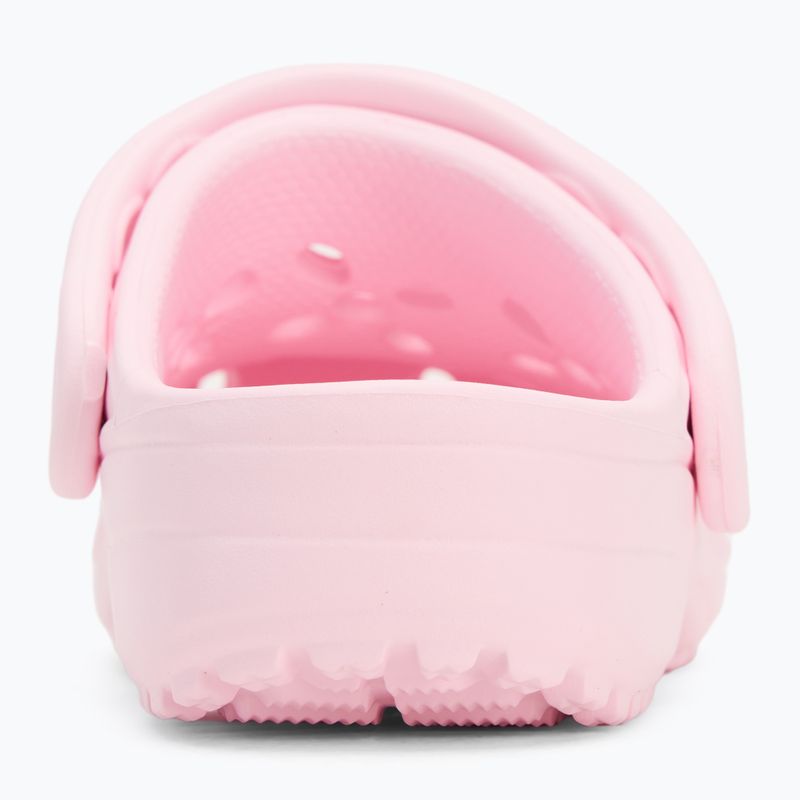 Vaikiškos šlepetės Crocs Classic Floral Cutout Clog Kids Toddler pink milk 7