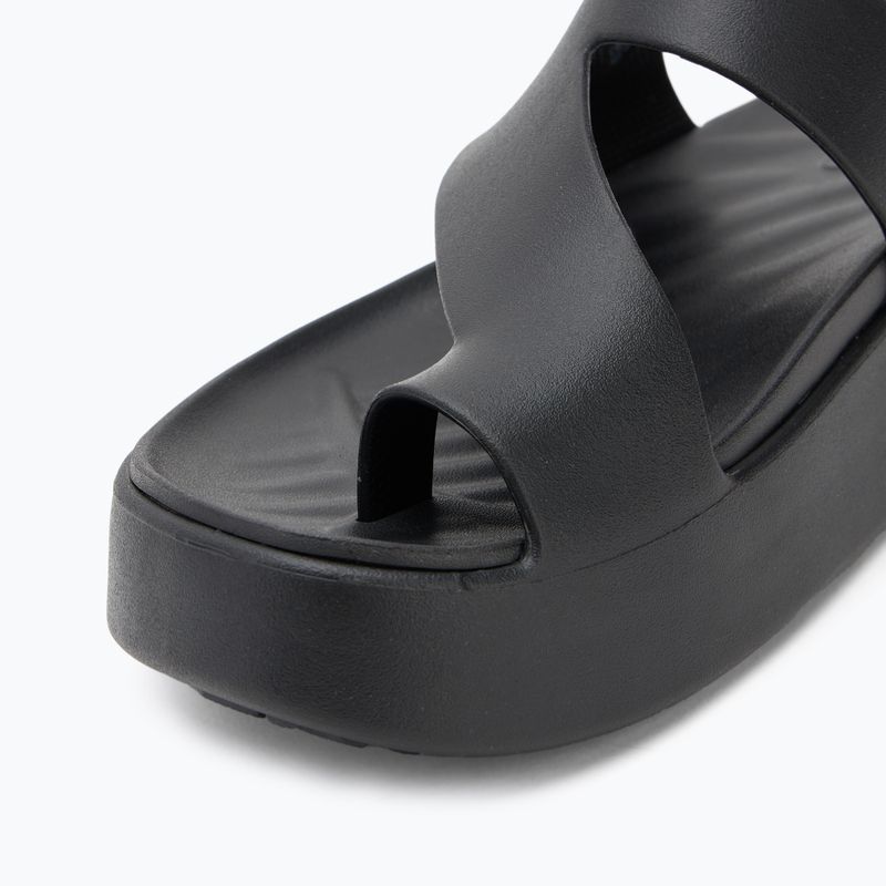 Moteriškos šlepetės per pirštą Crocs Getaway Platform Toe Loop black 7