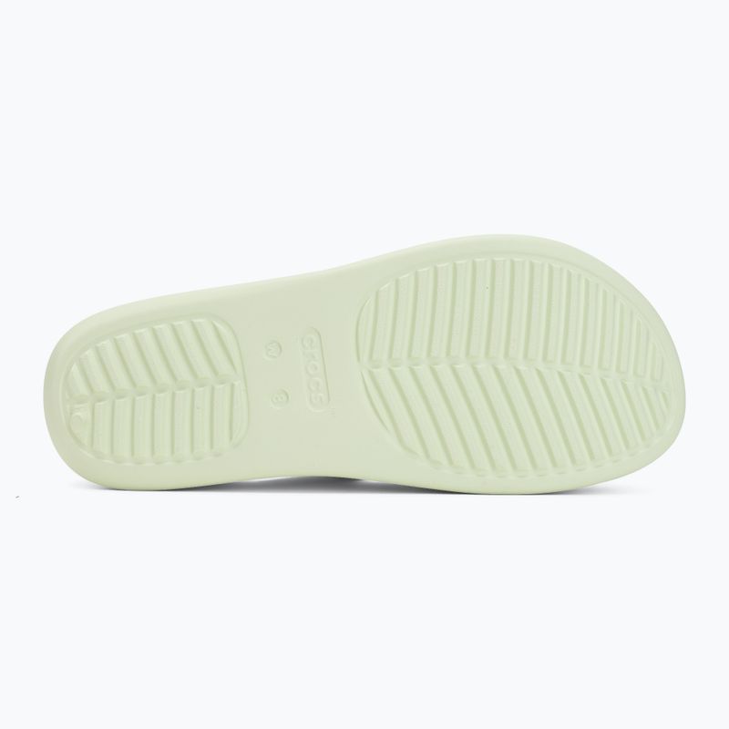 Moteriškos šlepetės per pirštą Crocs Getaway Platform Toe Loop jade tint 4