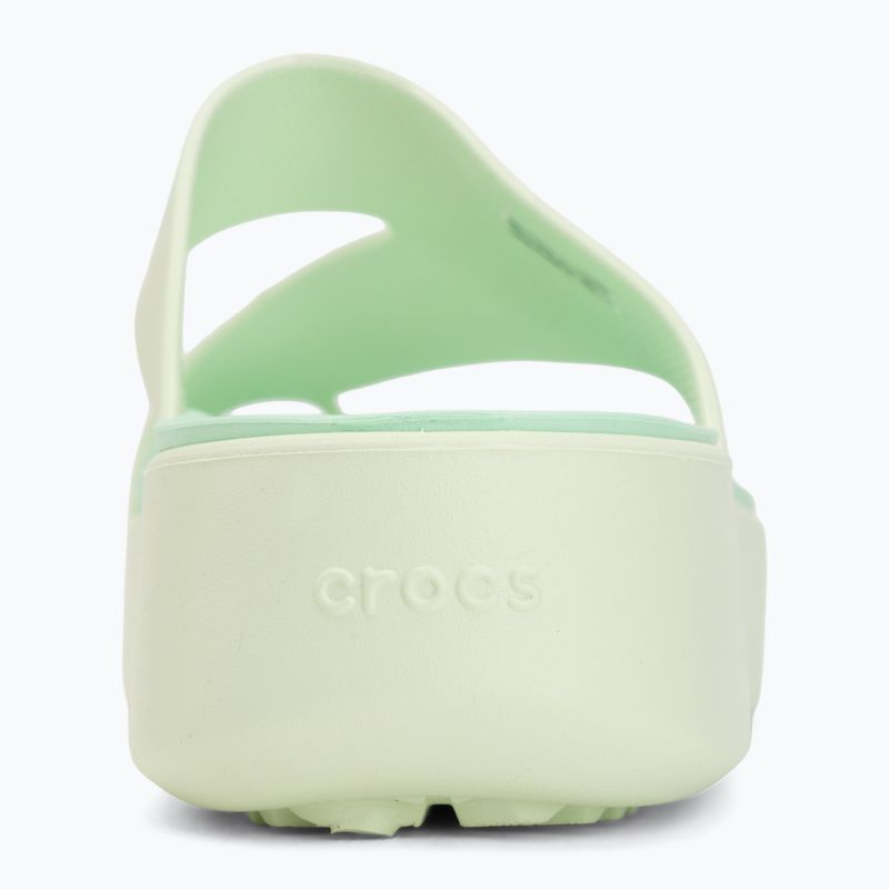 Moteriškos šlepetės per pirštą Crocs Getaway Platform Toe Loop jade tint 6