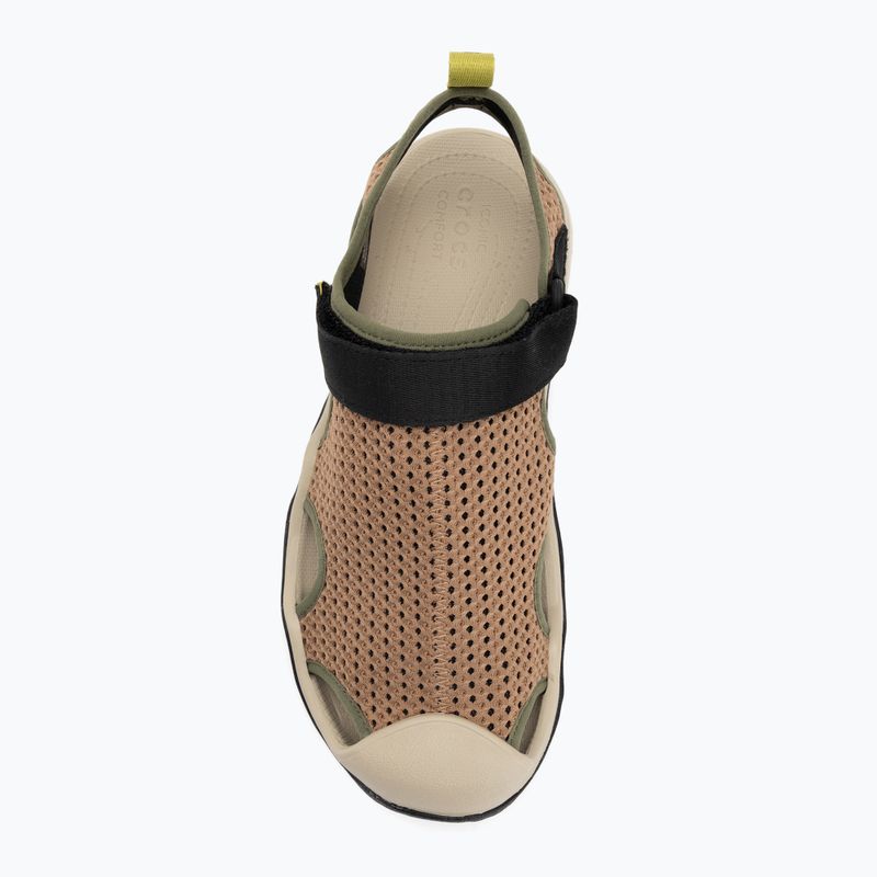 Vyriški sandalai Crocs Swiftwater Mesh Deck sepia 5