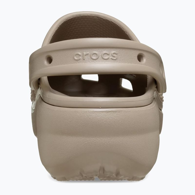 Moteriškos šlepetės Crocs Classic Platform Clog taupe 4