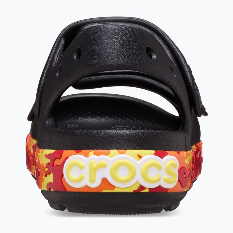 Vaikiški sandalai Crocs Crocband Cruiser Flames black 3