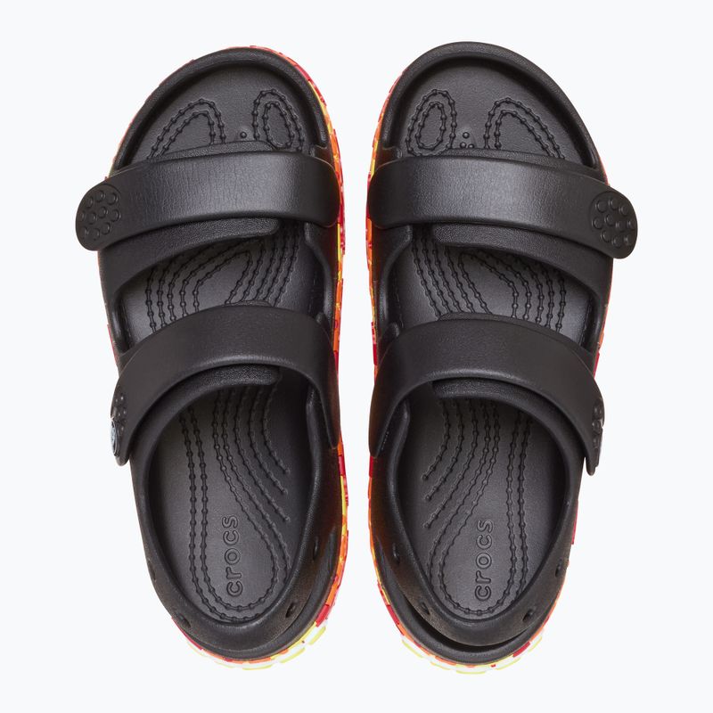Vaikiški sandalai Crocs Crocband Cruiser Flames black 5