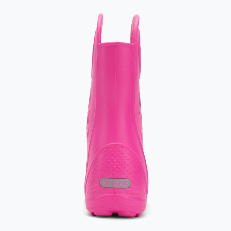 Vaikiški guminiai batai Crocs Handle It Rain Boot Kids pink crush 6