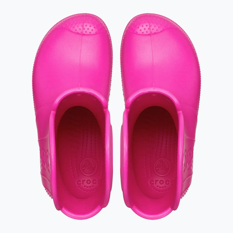 Vaikiški guminiai batai Crocs Handle It Rain Boot Kids Toddler pink crush 12