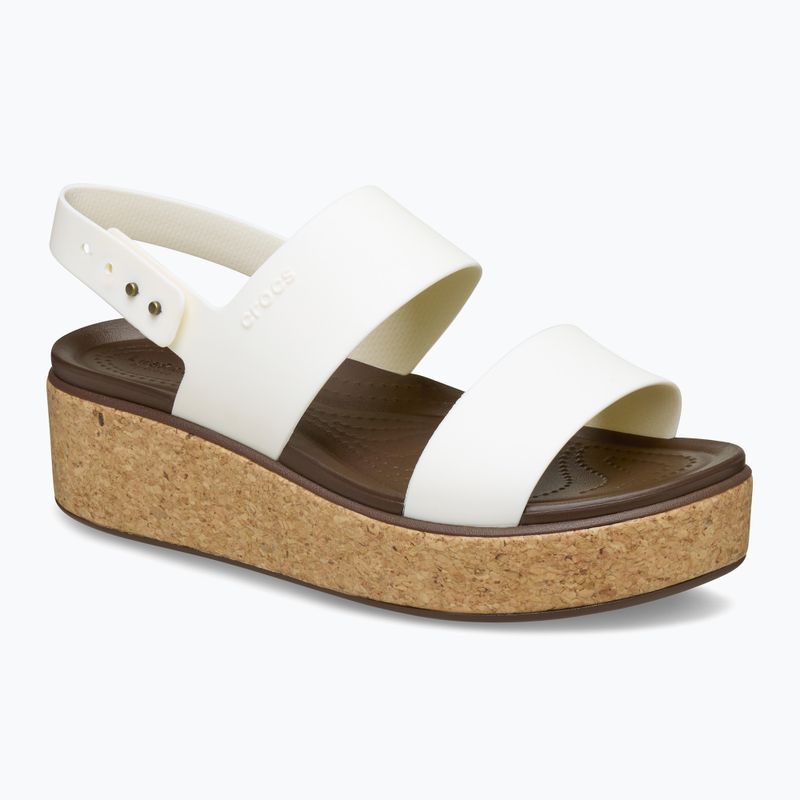 Moteriški sandalai Crocs Brooklyn Cork Low Wedge chalk