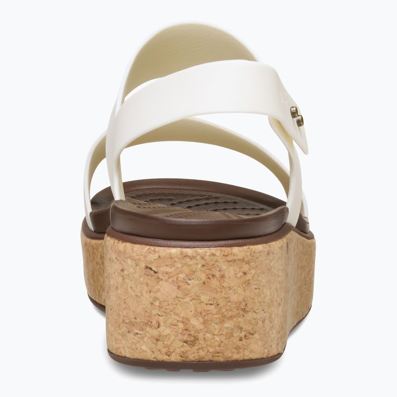 Moteriški sandalai Crocs Brooklyn Cork Low Wedge chalk 3