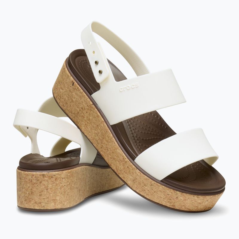Moteriški sandalai Crocs Brooklyn Cork Low Wedge chalk 6