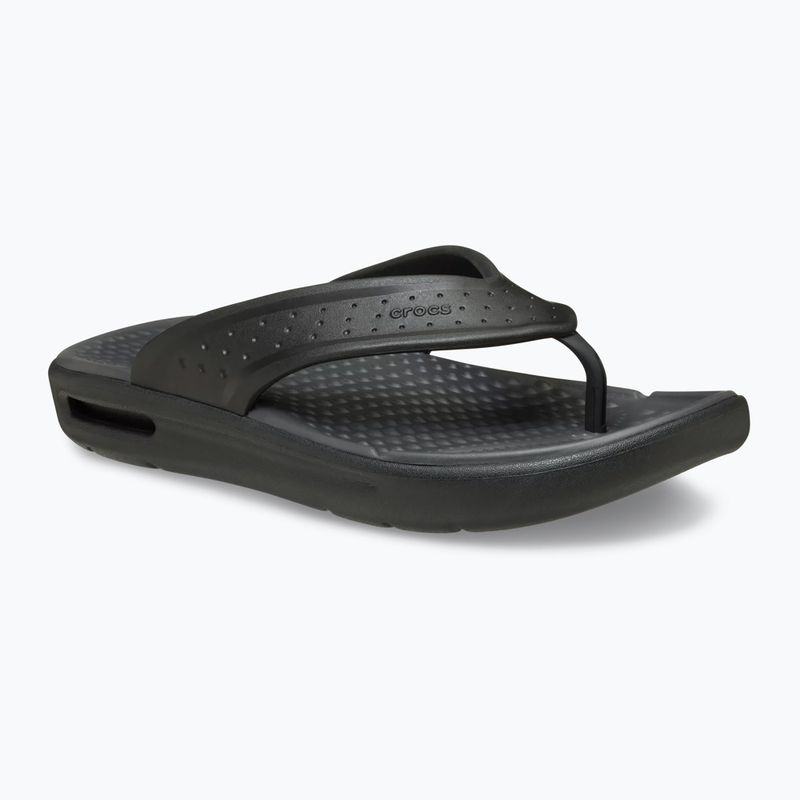 Šlepetės per pirštą Crocs InMotion Flip black