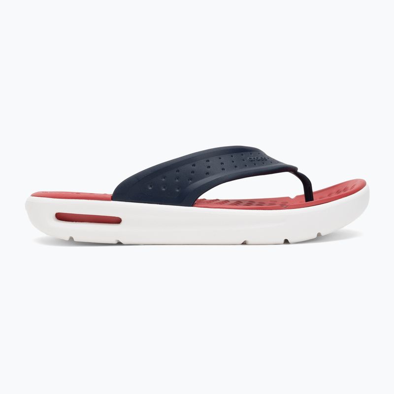 Šlepetės per pirštą Crocs InMotion Flip navy 2