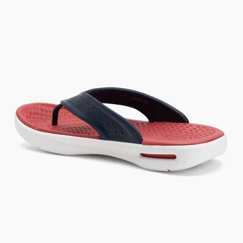 Šlepetės per pirštą Crocs InMotion Flip navy 3