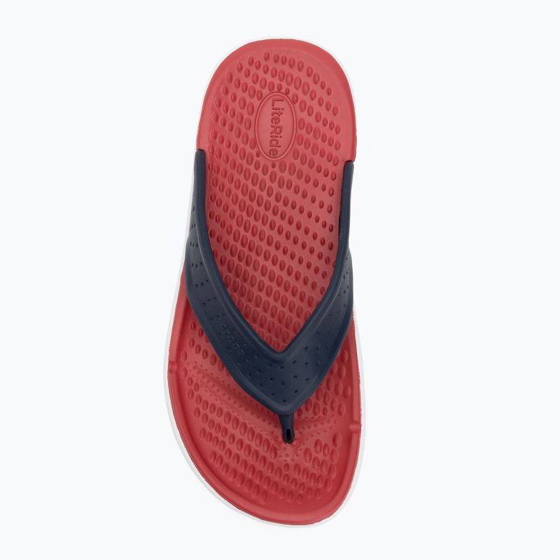 Šlepetės per pirštą Crocs InMotion Flip navy 5