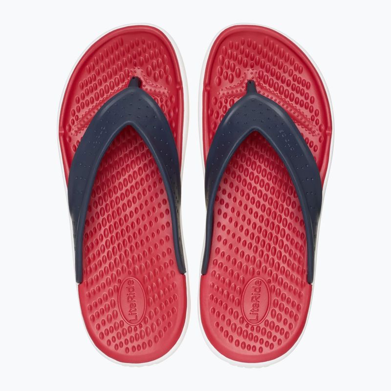 Šlepetės per pirštą Crocs InMotion Flip navy 5