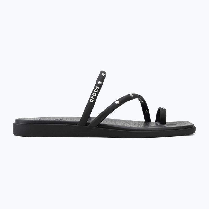 Moteriškos šlepetės Crocs Miami Studded Toe Loop black 2
