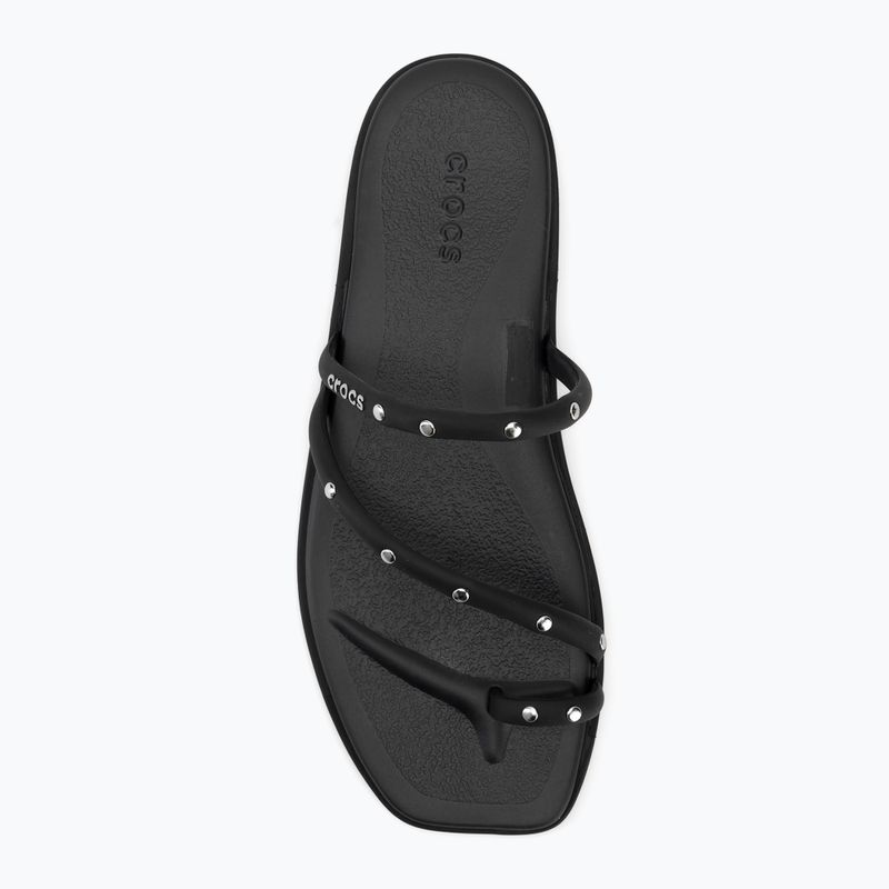 Moteriškos šlepetės Crocs Miami Studded Toe Loop black 5