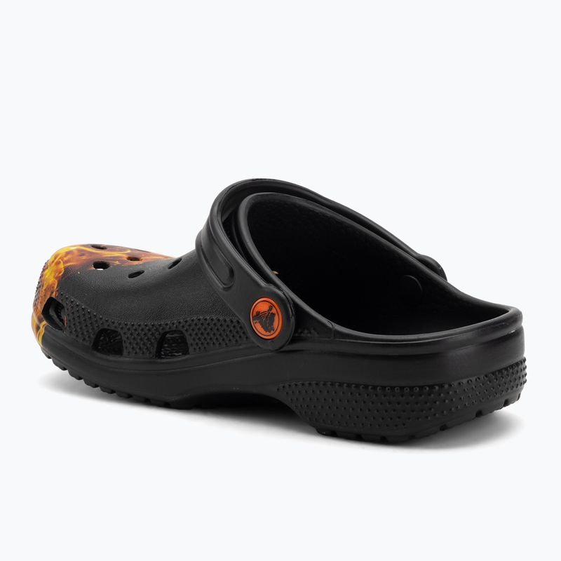Vaikiškos šlepetės Crocs Flaming Bball Clog Kids black 4
