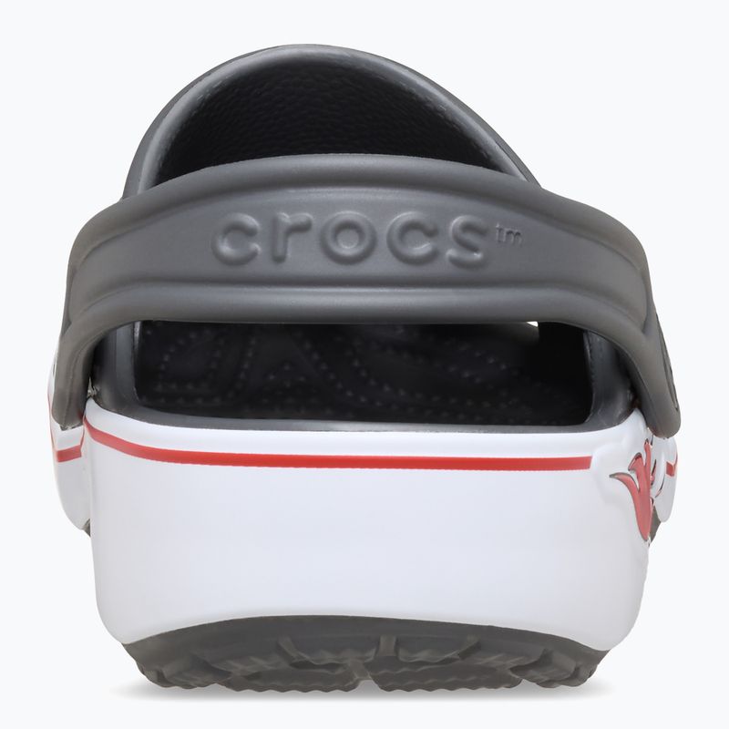 Vaikiškos šlepetės Crocs Classic Soccer Band Clog Kids slate grey 11