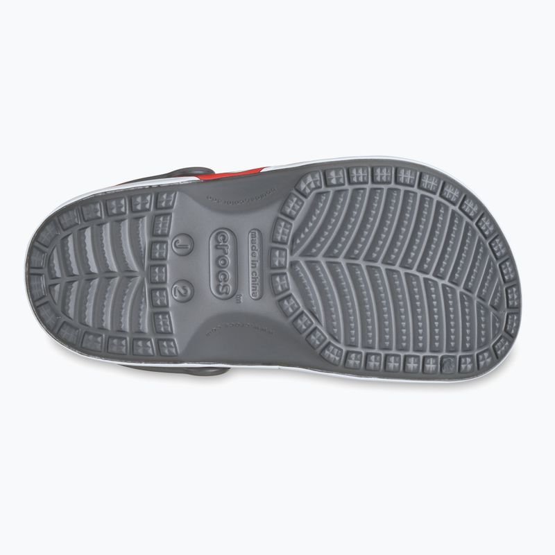 Vaikiškos šlepetės Crocs Classic Soccer Band Clog Kids slate grey 12