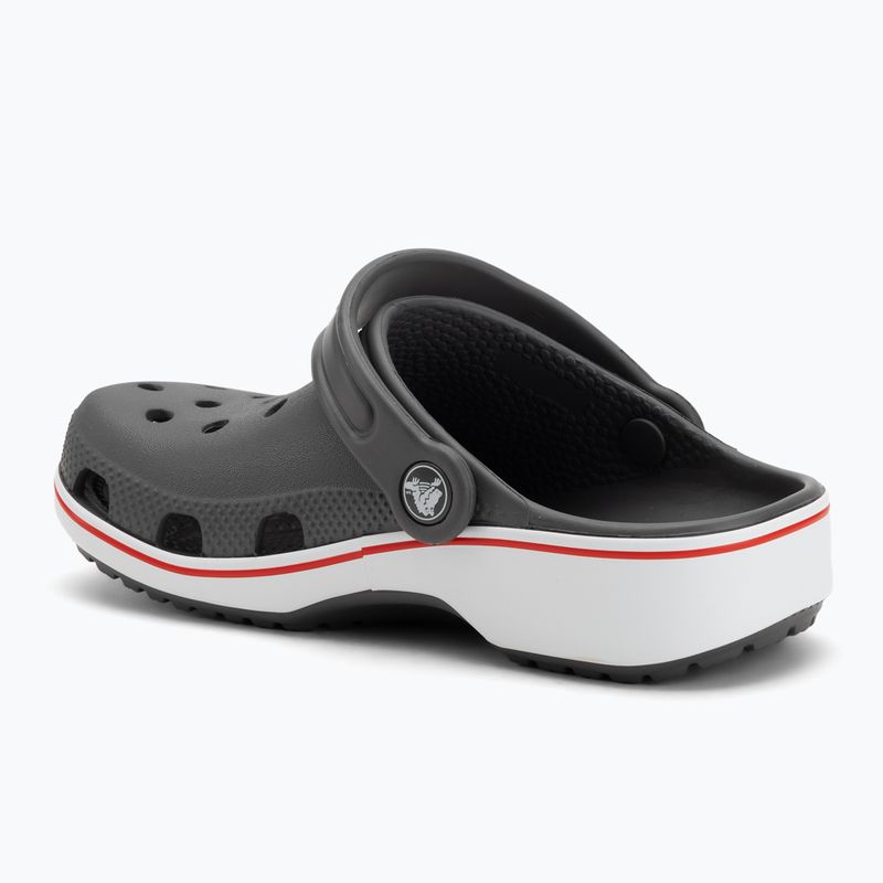 Vaikiškos šlepetės Crocs Classic Soccer Band Clog Kids slate grey 4