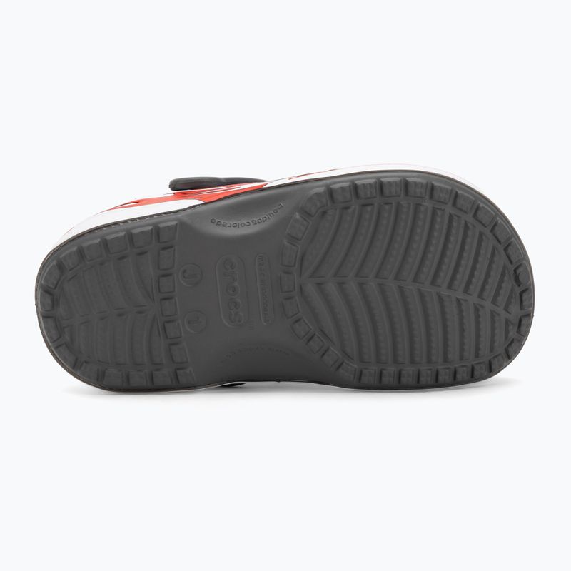 Vaikiškos šlepetės Crocs Classic Soccer Band Clog Kids slate grey 5
