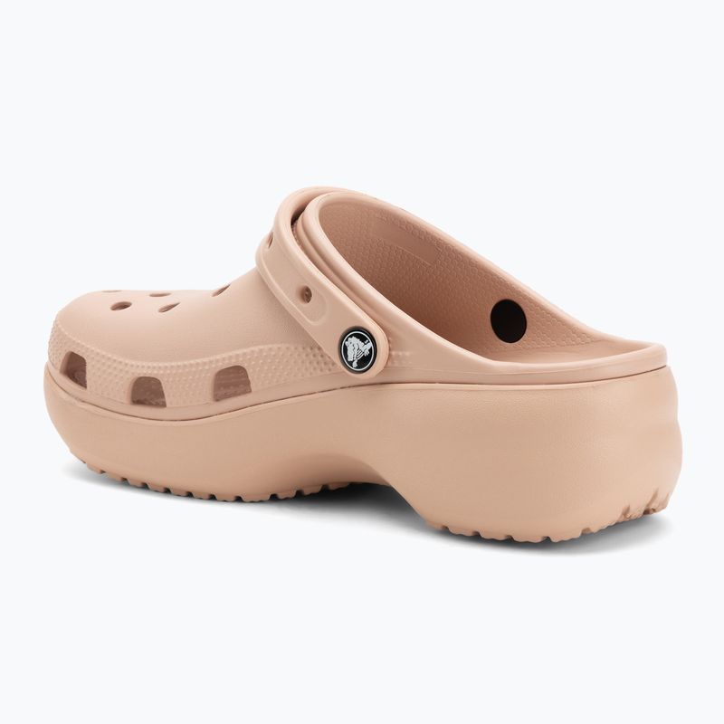 Moteriškos šlepetės Crocs Classic Platform Clog pink caramel 4