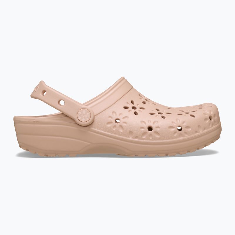 Šlepetės Crocs Classic Floral Cutout Clog pink caramel 2