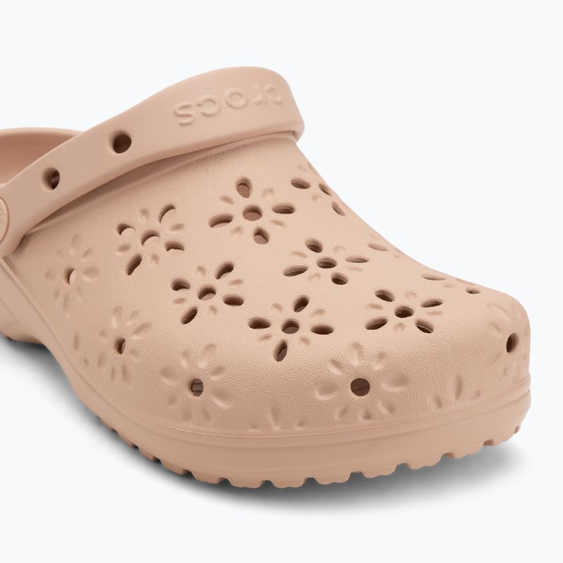 Šlepetės Crocs Classic Floral Cutout Clog pink caramel 8