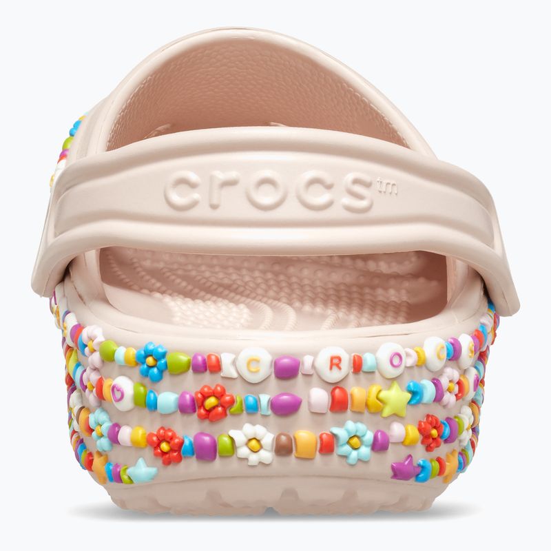 Vaikiškos šlepetės Crocs Classic Beaded Band Clog Kids quartz 11