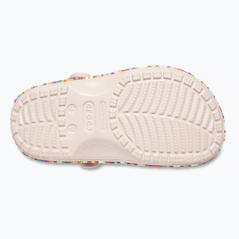 Vaikiškos šlepetės Crocs Classic Beaded Band Clog Kids quartz 13