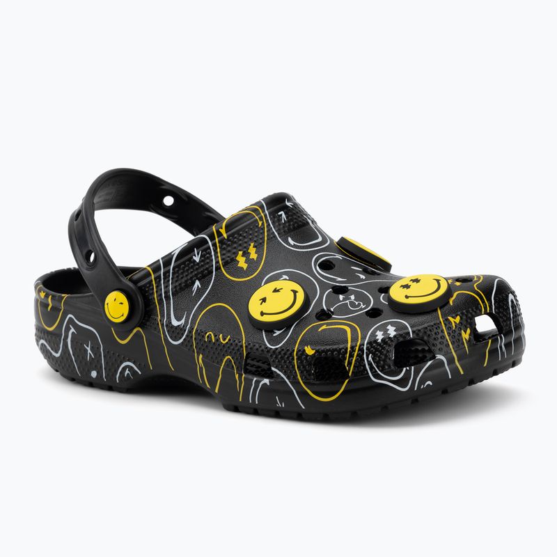 Šlepetės Crocs Classic Smiley multicolor 2