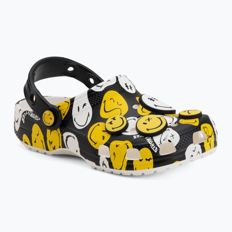 Vaikiškos šlepetės Crocs Classic Smiley Kids multicolor 2