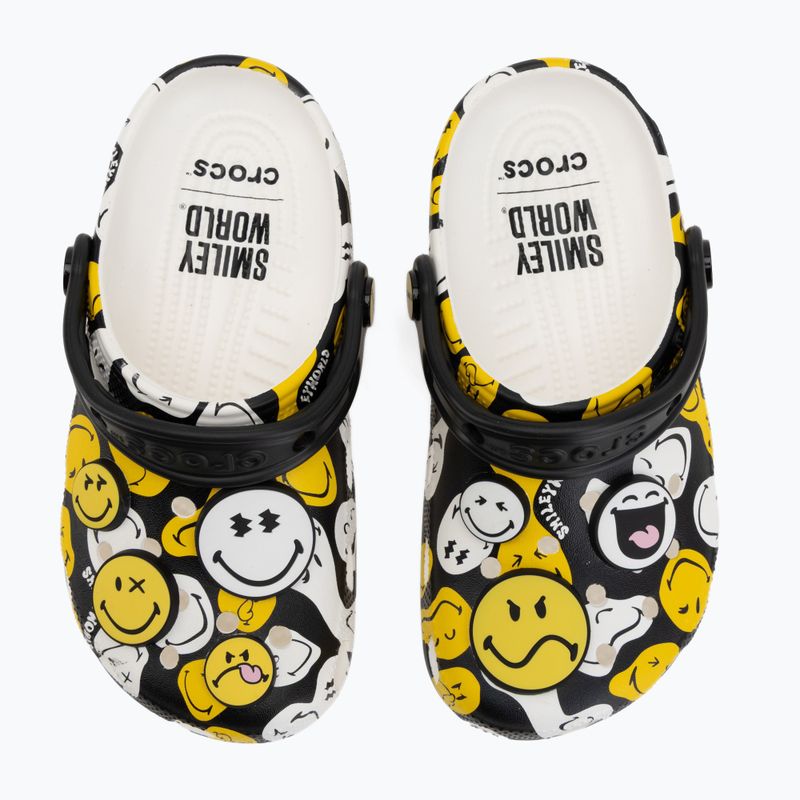 Vaikiškos šlepetės Crocs Classic Smiley Kids multicolor 6