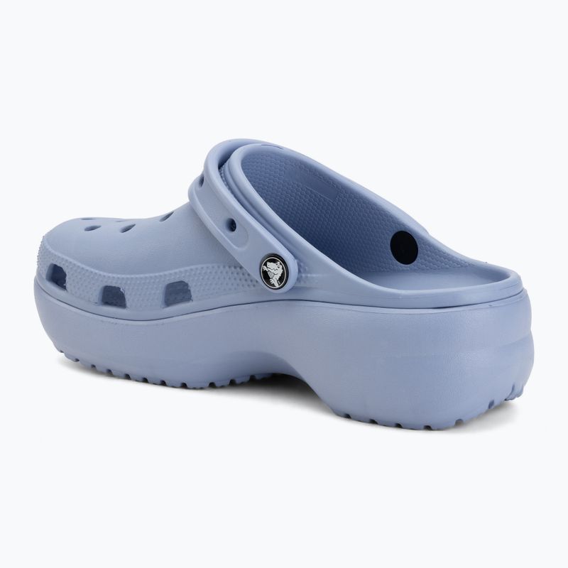 Moteriškos šlepetės Crocs Classic Platform Clog blue haze 4