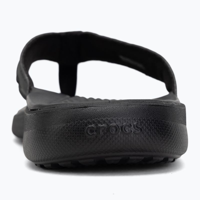 Šlepetės per pirštą Crocs Yukon Vista II Leather black/black 6
