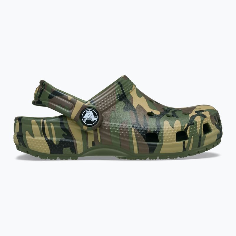 Vaikiškos šlepetės Crocs Classic Camouflage Toddler army green/multi 2